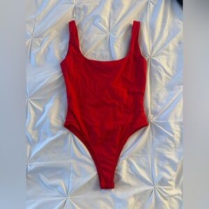 SHEIN Red Bodysuit